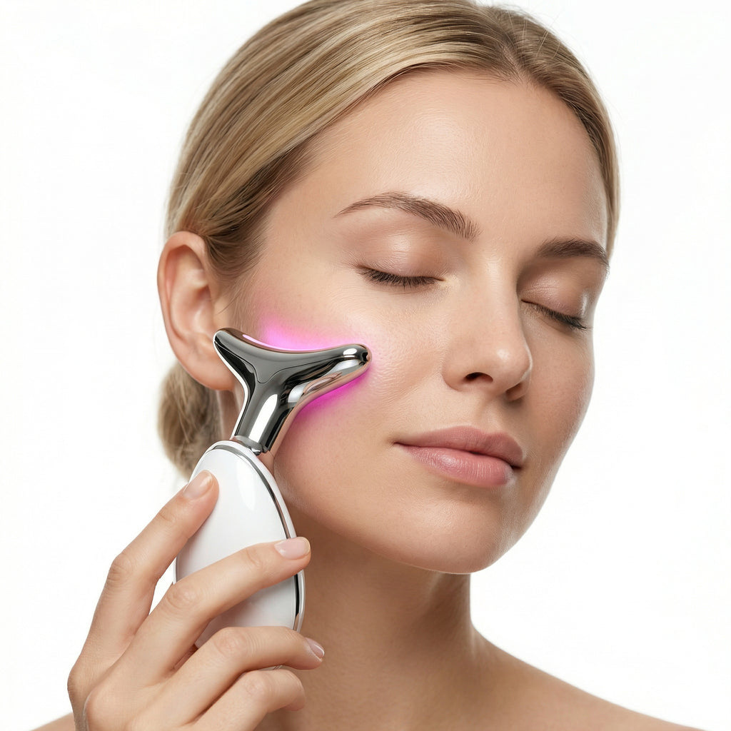 7-Farben LED EMS Gesichtsmassagegerät